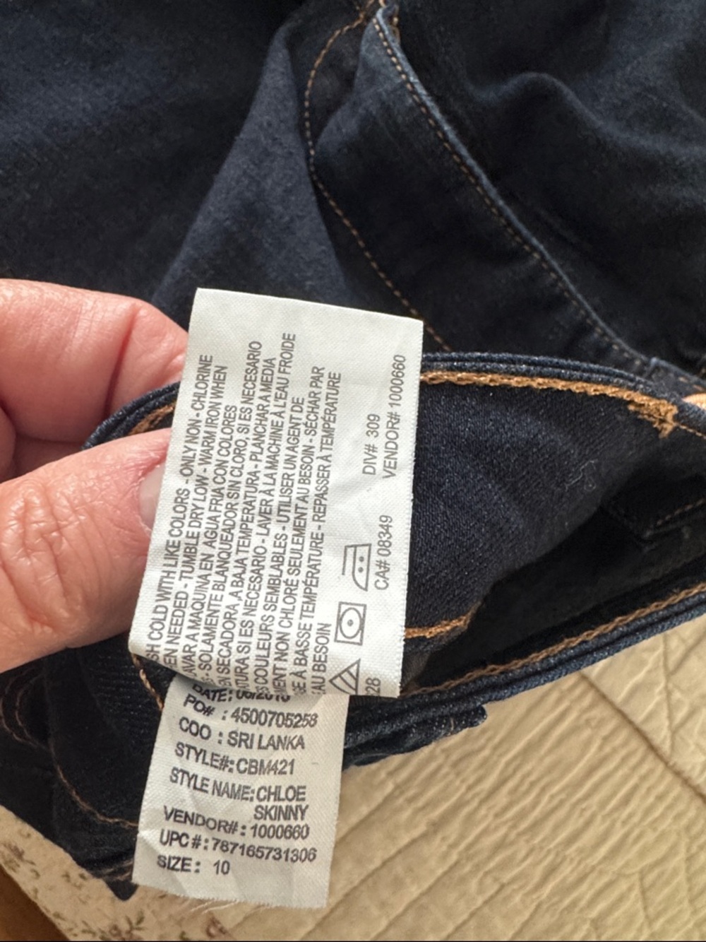 Code Bleu Women's Straight Leg Jeans in Dark Indigo - Picture 4 of 9